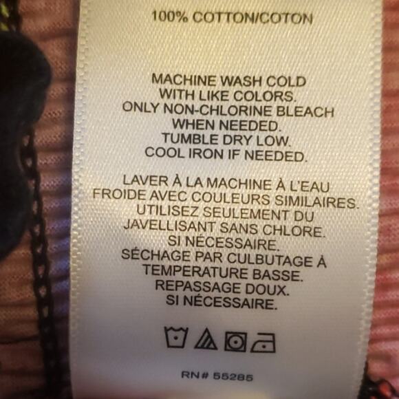 New EXPRESS Love Unites M Rainbow Striped Cropped tube Top - Picture 6 of 6